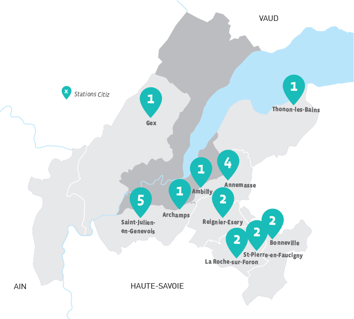 carte Citiz Genevois français 2021