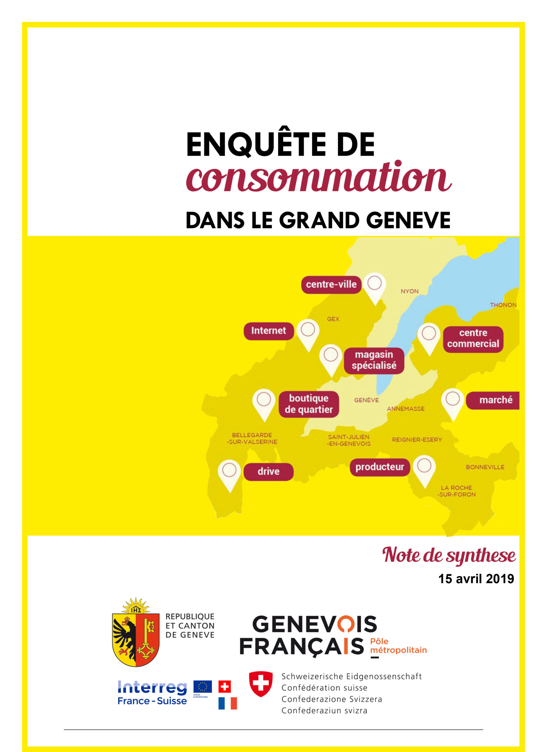synthèse enquête consommation
